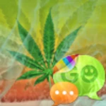 Logo of GO SMS Pro Theme Ganja Weed android Application 